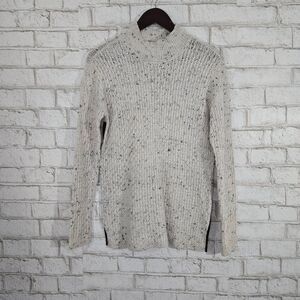 Bar III speckled wool blend sweater